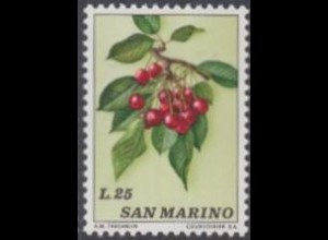 San Marino Mi.Nr. 1037 Kirsche (25)