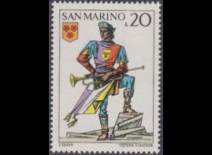 San Marino Mi.Nr. 1049 Historische Uniformen, Wappen, Trompeter (20)