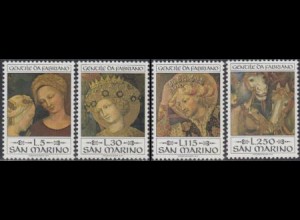 San Marino Mi.Nr. 1055-58 600.Geb. Gentile da Fabriano (4 Werte)