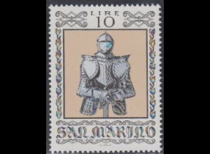 San Marino Mi.Nr. 1060 Dt.Rüstung mit Sturmhaube (10)