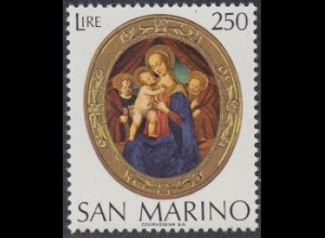 San Marino Mi.Nr. 1082 Weihnachten, Madonna (250)