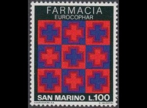 San Marino Mi.Nr. 1095 Pharmazeutischer Kongress (100)