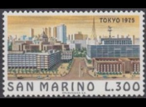 San Marino Mi.Nr. 1098 Weltstädte, Tokio 1975 (300)