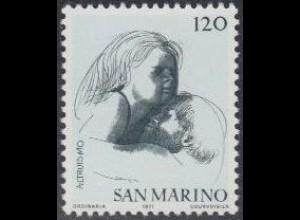 San Marino Mi.Nr. 1135 Freim.Die Ziviltugenden, Nächstenliebe (120)