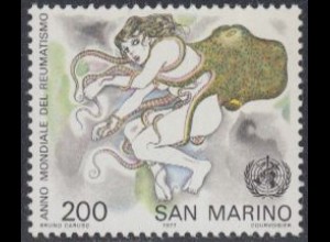 San Marino Mi.Nr. 1149 Int.Jahr Bekämpfung des Rheumatismus (200)