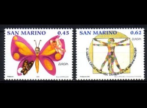San Marino Mi.Nr. 2261-62 Europa 2006: Integration (2 Werte)