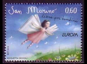 San Marino Mi.Nr. 2433 Europa 2010, Kinderbücher, Mädchen mit Flügeln (0,60)