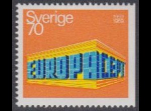 Schweden Mi.Nr. 634Dr Europa 69, EUROPA+CEPT in Tempelform (70)
