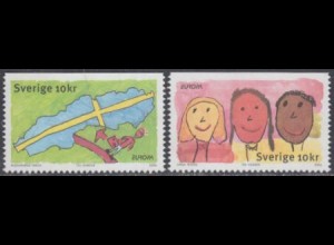 Schweden Mi.Nr. 2531-32Do Europa 06, Integration (2 Werte)