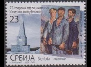 Serbien MiNr. 689 Jahrestag Gründung Republik Uzice (23)