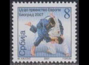Serbien Zwangszuschlagsm.Mi.Nr. 7 Judo-EM (8)