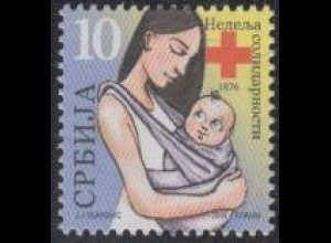 Serbien Zwangszuschlagsm.Mi.Nr. 28 Woche der Solidarität, Mutter + Säugling (10)