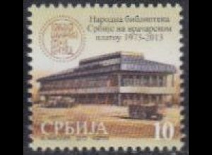 Serbien Zwangszuschlagsm.Mi.Nr. 64 40Jahre Nationalbibliothek (10)