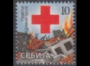 Serbien Zwangszuschlagsm.Mi.Nr. 72 Woche d.Roten Kreuzes, Ruinen (10)
