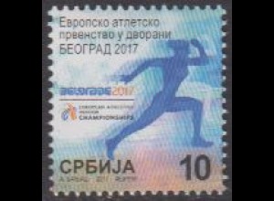 Serbien Zwangszuschlagsm.MiNr. 81 Leichtathletik.Hallen-EM (10)