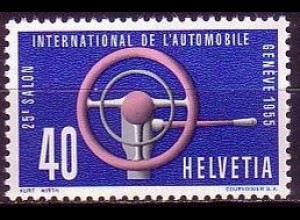 Schweiz Mi.Nr. 610 Jahresereignisse, 25 J. Automobilsalon Genf (40)
