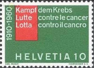 Schweiz Mi.Nr. 692 Jahresereignisse, Nationallige f.Krebsbekämpfung (10)