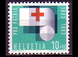 Schweiz Mi.Nr. 776 Pro Patria, Verbandsstoff mit Rotem Kreuz (10+10)