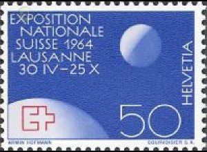 Schweiz Mi.Nr. 784 Landesausstellung, Weltkugel m.Expo-Signet, Mond (50)