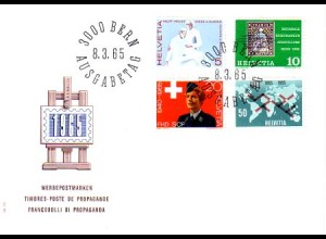Schweiz Mi.Nr. 808-11 Jahresereignisse 1965 (4 Werte)