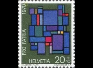 Schweiz Mi.Nr. 926 Pro Patria, Kunst, Architektonische Komposition (20+10)