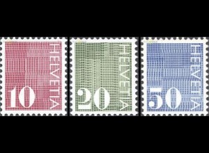 Schweiz Mi.Nr. 933-35ya Freim. für Wertzeichengeber (3 Werte)