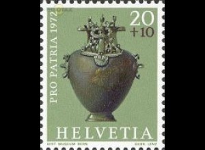 Schweiz Mi.Nr. 972 Pro Patria, Arch.Funde, Hydra (20+10)
