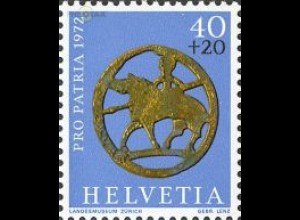 Schweiz Mi.Nr. 974 Pro Patria, Arch.Funde, Zierscheibe (40+20)