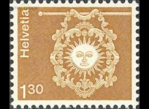 Schweiz Mi.Nr. 991 Freim. Wirtshausschild Zur Sonne (1,30)