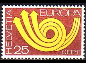 Schweiz Mi.Nr. 994 Europa 73, Posthorn (25)