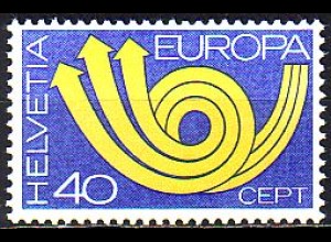 Schweiz Mi.Nr. 995 Europa 73, Posthorn (40)