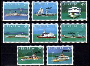 Schweiz Mi.Nr. 1120-27 Nat. Briefmarkenausstellung LEMANEX '78 (8 Werte)