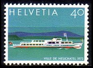 Schweiz Mi.Nr. 1123 LEMANEX '78, Fährschiff Ville de Neuchâtel (40)