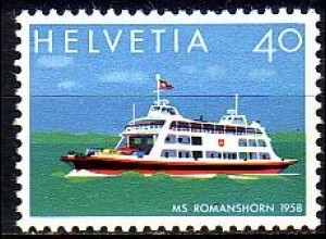 Schweiz Mi.Nr. 1124 LEMANEX '78, Fährschiff Romanshorn (40)