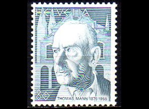 Schweiz Mi.Nr. 1149 Porträt Thomas Mann, Schriftsteller (80)