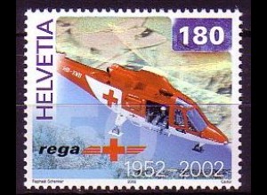 Schweiz Mi.Nr. 1784 Rettungsflugwacht, Hubschrauber + Ambulanzflugzeug (180)