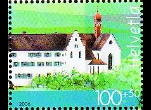Schweiz Mi.Nr. 1972A Briefmarkenausstellung NABA '06, Kloster Wettingen (100+50)