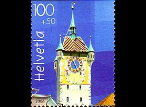 Schweiz Mi.Nr. 1978 Briefmarkenausstellung NABA '06, Badener Stadtturm (100+50)