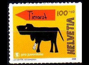 Schweiz Mi.Nr. 1988 Pro Juventute, Zukunftsträume, Tierärztin (100+50)