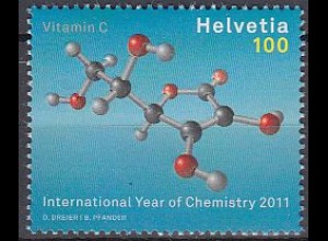 Schweiz Mi.Nr. 2192 Int. Jahr der Chemie, Molekülmodell (100)