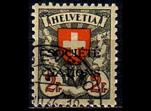 Schweiz SDN Mi.Nr. 25x Freim. der Schweiz MiNr. 197x mit Aufdruck (2 Fr)