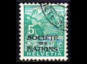 Schweiz SDN Mi.Nr. 43 Freim. der Schweiz MiNr. 271 mit Aufdruck (5)