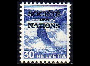 Schweiz SDN Mi.Nr. 53y Freim. der Schweiz MiNr. 303 mit Aufdruck (30)