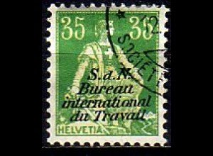 Schweiz ILO Mi.Nr. 6x Freim. der Schweiz MiNr. 105x mit Aufdruck (35)