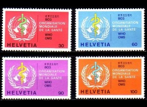 Schweiz WHO Mi.Nr. 36-39 WHO-Emblem (4 Werte)