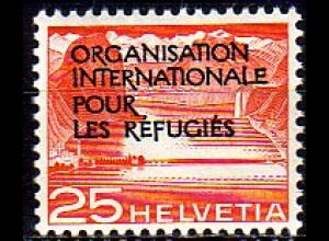 Schweiz IRO Mi.Nr. 4 Freim. der Schweiz MiNr. 534 mit Aufdruck (25)