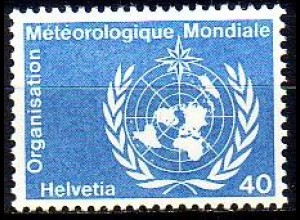 Schweiz WMO Mi.Nr. 11 100 Jahre Weltorganisation für Meteorologie (40)