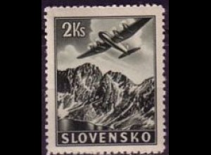 Slowakei Mi.Nr. 51X Flugpostmarken Heinkel He 116 (2 Ks)