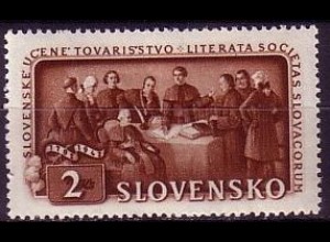 Slowakei Mi.Nr. 108 150 J. Slowakische Gelehrtengesellschaft (2 Ks)