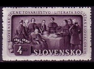 Slowakei Mi.Nr. 110 150 J. Slowakische Gelehrtengesellschaft (4 Ks)